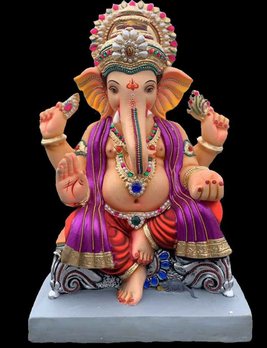 ganesh-decoration-idea-with-beads