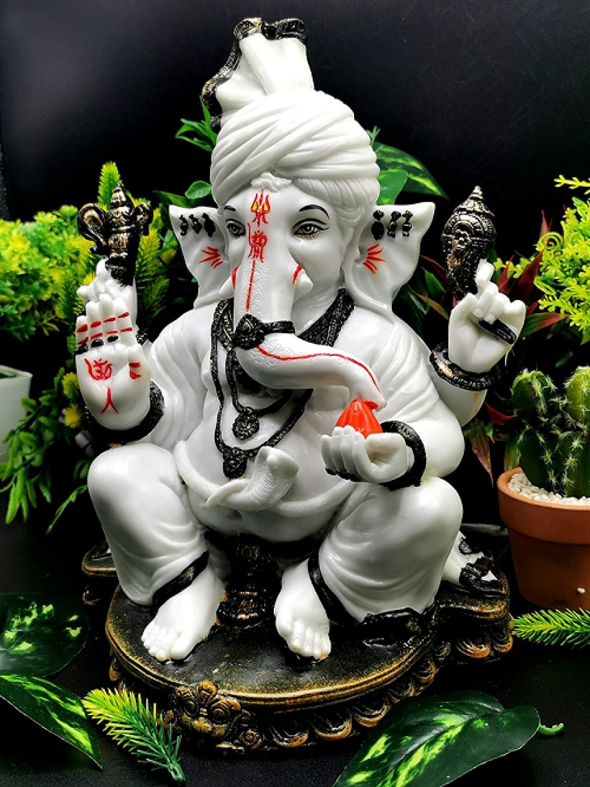 ganesh-decoration-idea-with-flora-flower