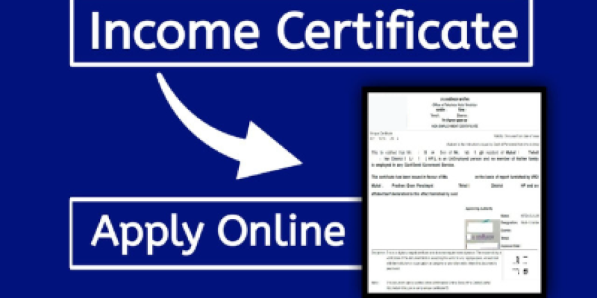 income certificate online