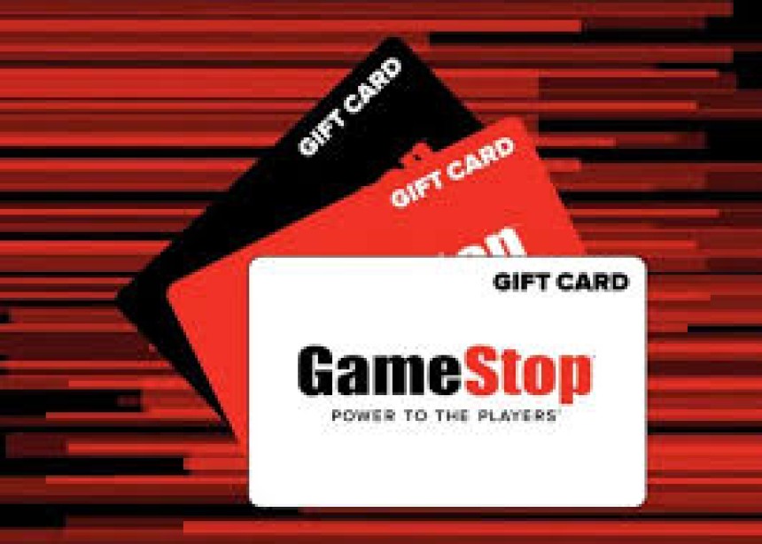 What number is the card number on a GameStop gift card?