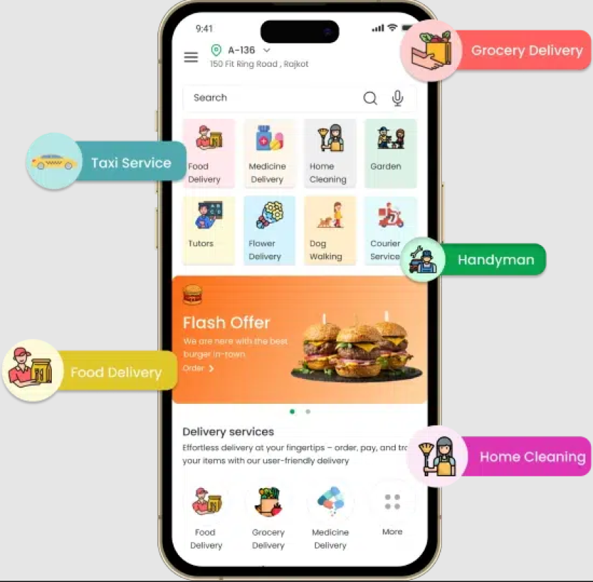 Launch your On-Demand Multi-Service App with our Gojek Clone Script App