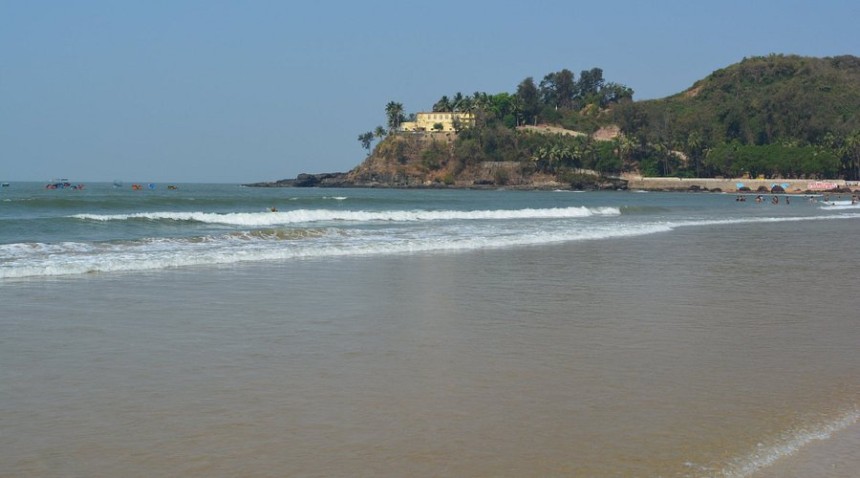 Calangute Beach in Goa