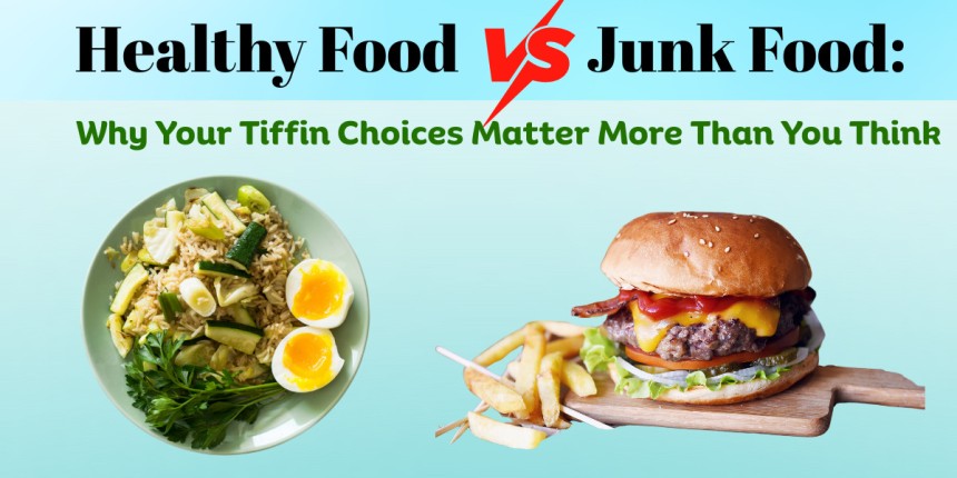 Healthy Food vs Junk Food: Why Your Tiffin Choices Matter More Than You Think