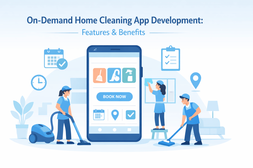 On-Demand Home Cleaning App Development: Features & Benefits